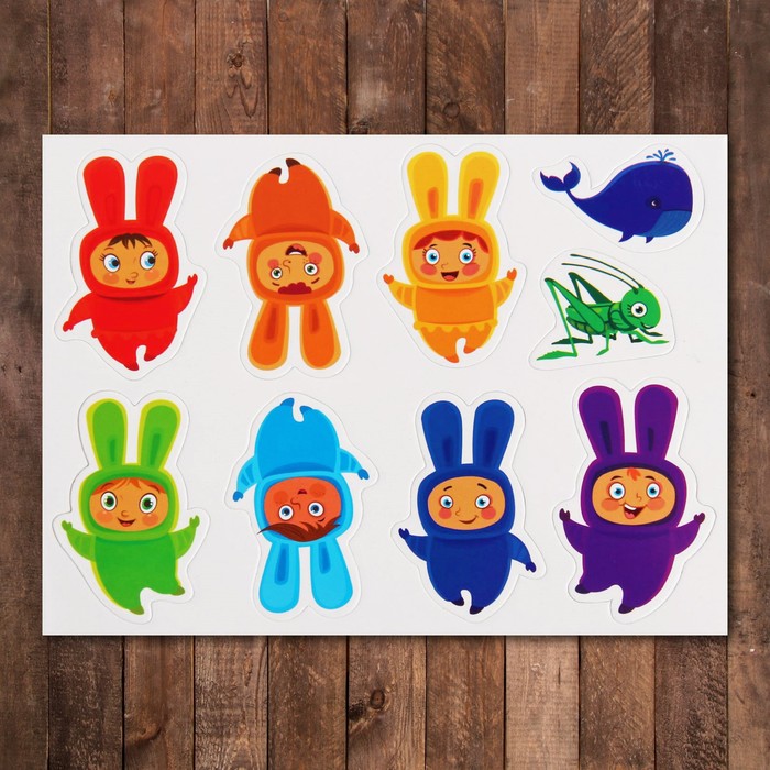 Набор развивающих магнитов "Детки-зайки"