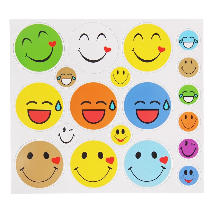 Набор развивающих магнитов "Смайлы"