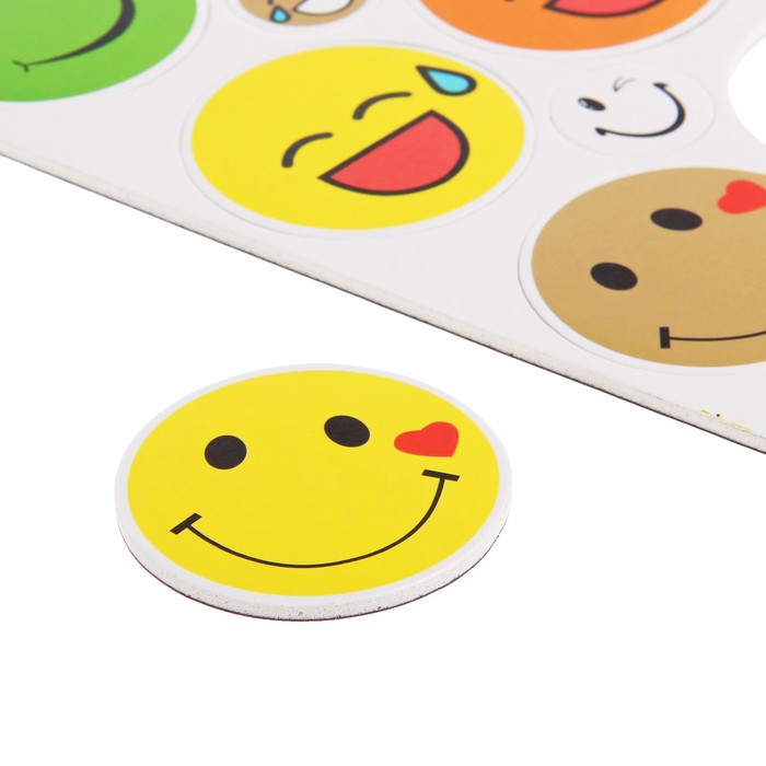 Набор развивающих магнитов "Смайлы"