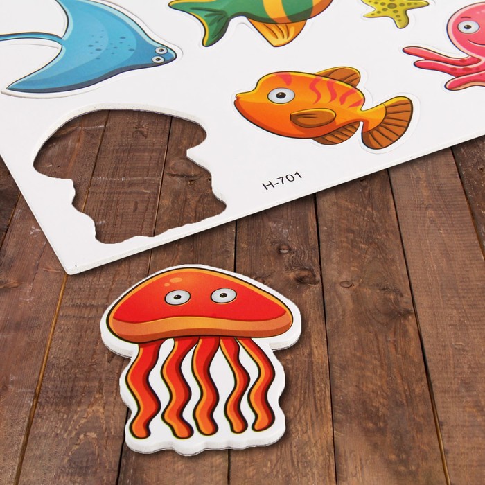 Набор развивающих магнитов "В море"