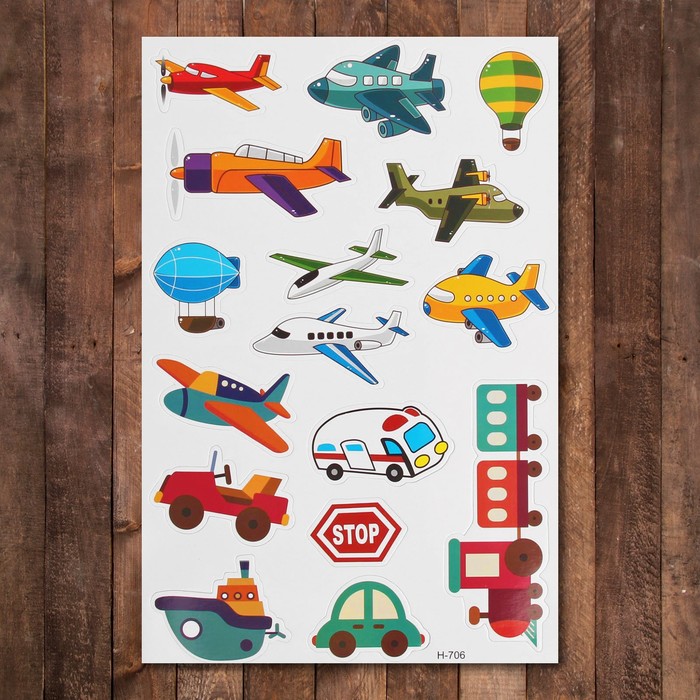 Набор развивающих магнитов "Транспорт"