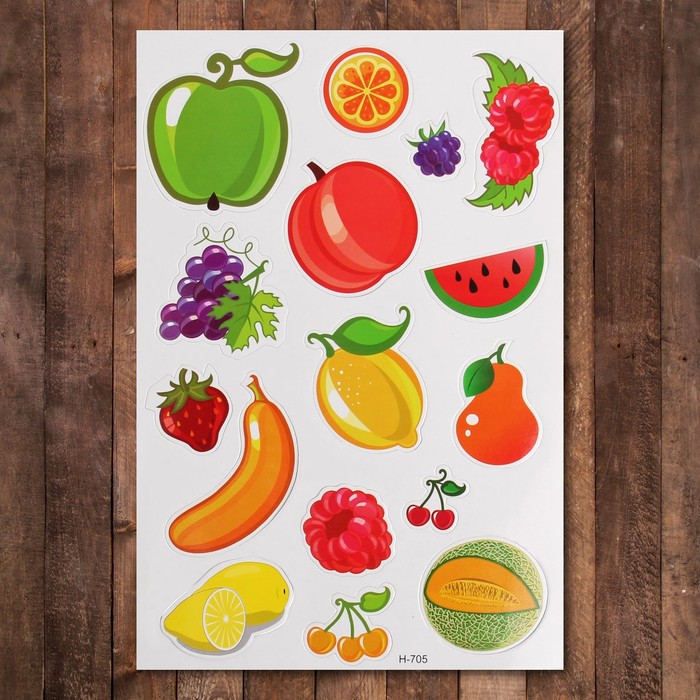 Набор развивающих магнитов "Изучаем фрукты"