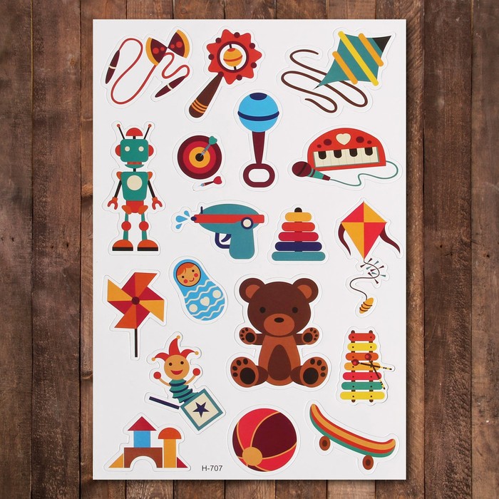 Набор развивающих магнитов "Мои игрушки"