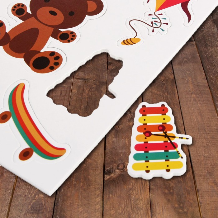 Набор развивающих магнитов "Мои игрушки"