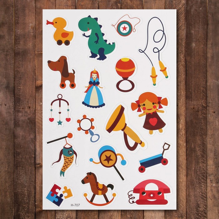 Набор развивающих магнитов "Мои игрушки"