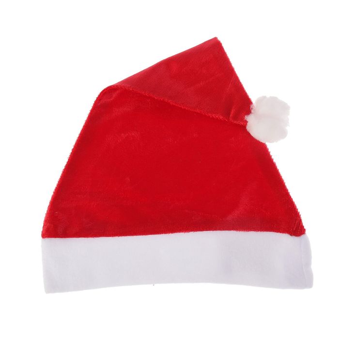 Колпак новогодний "Блеск" красный 28*38 см