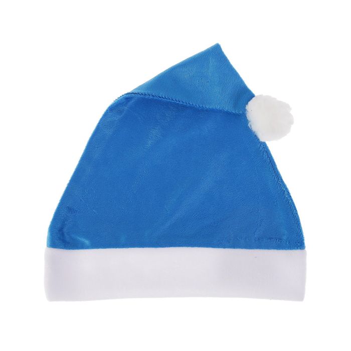 Колпак новогодний "Блеск" синий 28*38 см