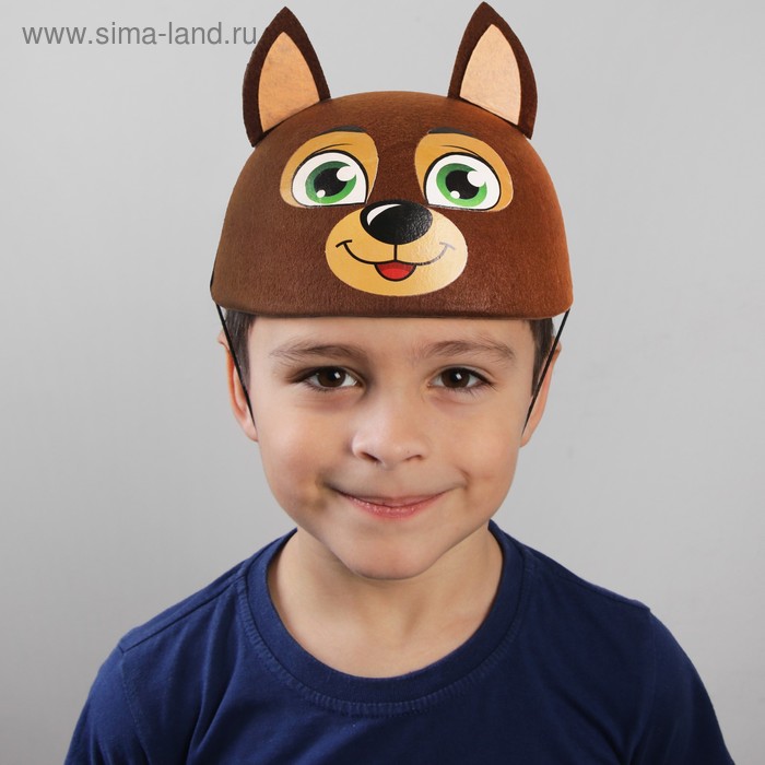   Сима-Ленд Шляпа карнавальная «Собака с торчащими ушами»