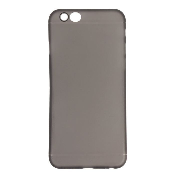 Чехол Luazon для iPhone 6/6S, материал PP, чёрный (т/серый)