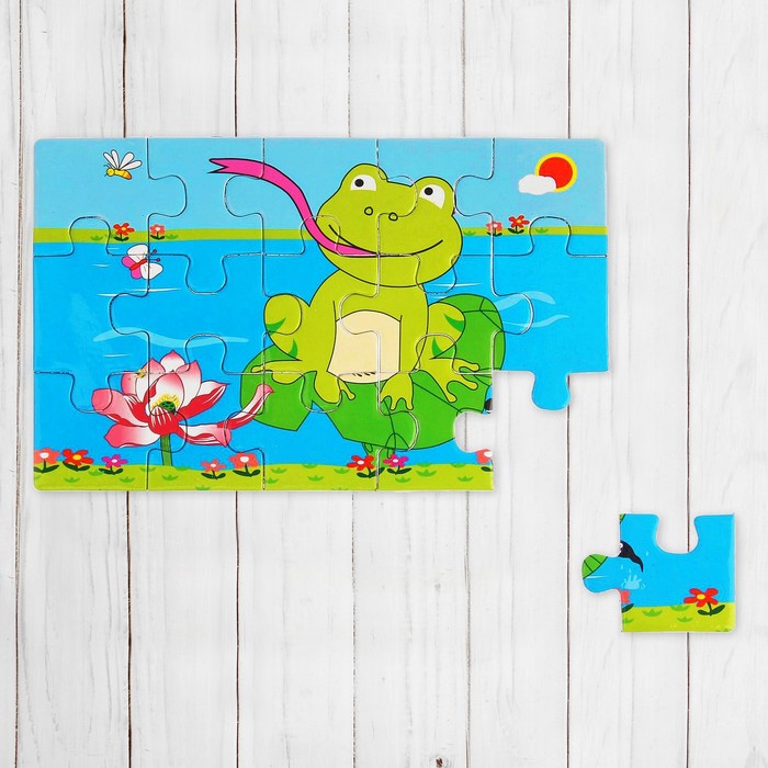 Пазл "Лягушонок", 15 элементов