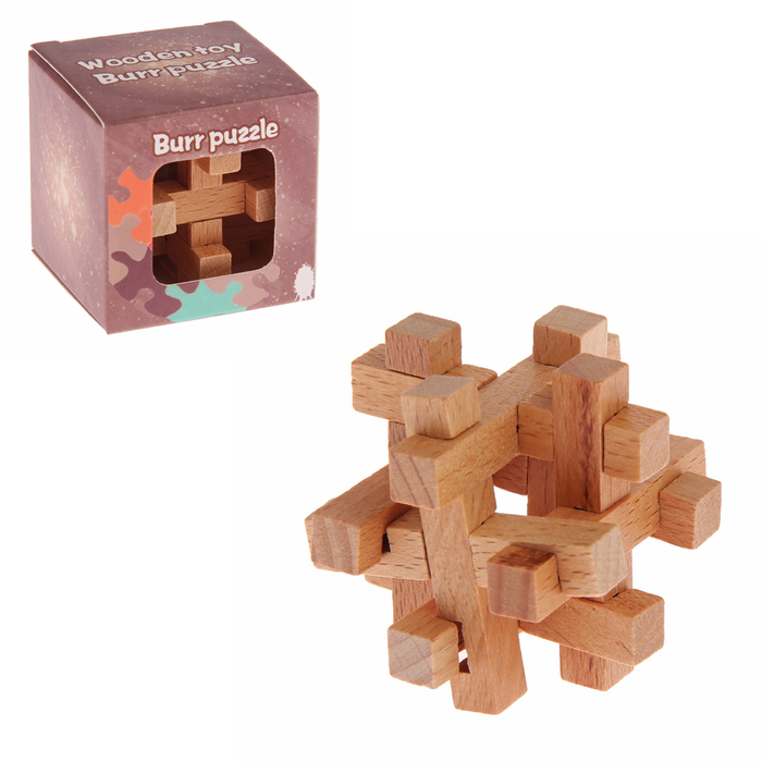 Головоломка деревянная мини № 1