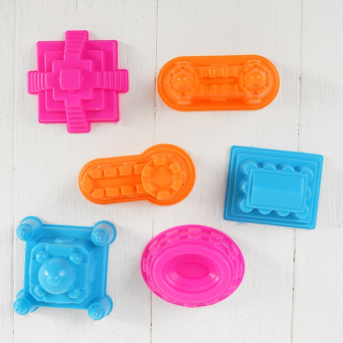 Формочки для лепки, 6 шт.