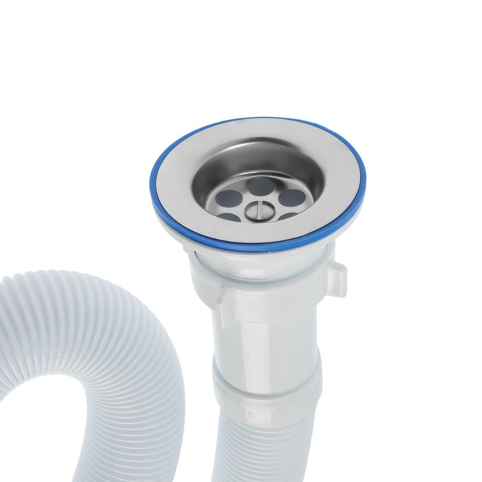 Сифон ORIO АС-3011, 1 1/2"х40, с гофрированная труба 40х40