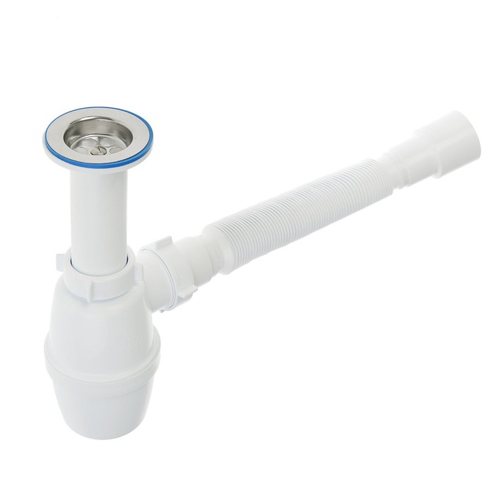 Сифон бутылочный ORIO А-40029, 1 1/2"х40, с гофро трубой 40-40/50