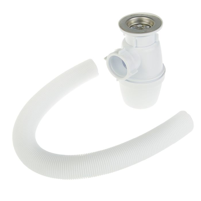 Сифон бутылочный ORIO Е-40021, 1 1/2"х40, с гофро трубой 40