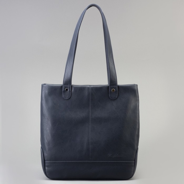 Сумка женская, отдел с перегородкой на молнии, наружный карман, цвет синий