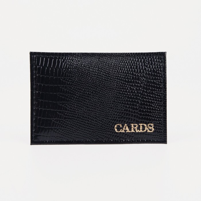 Футляр для карточек, флотер, цвет чёрный