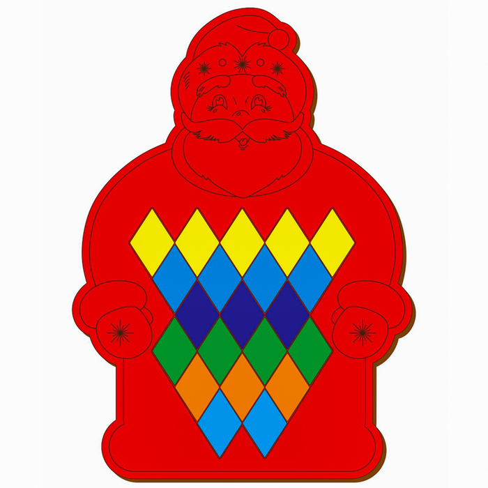 Мозаика "Санта"   (головоломка)  МИКС