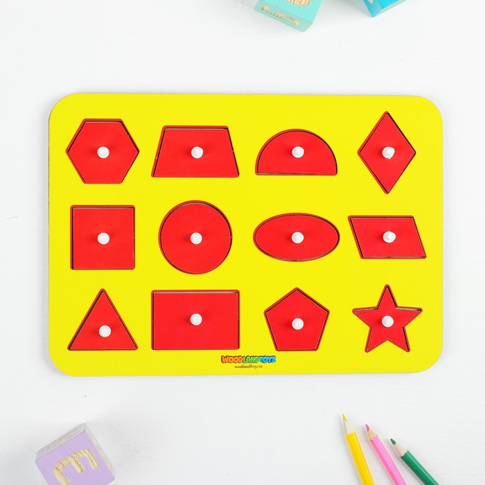 Рамка-вкладыш "Геометрические фигуры 2"