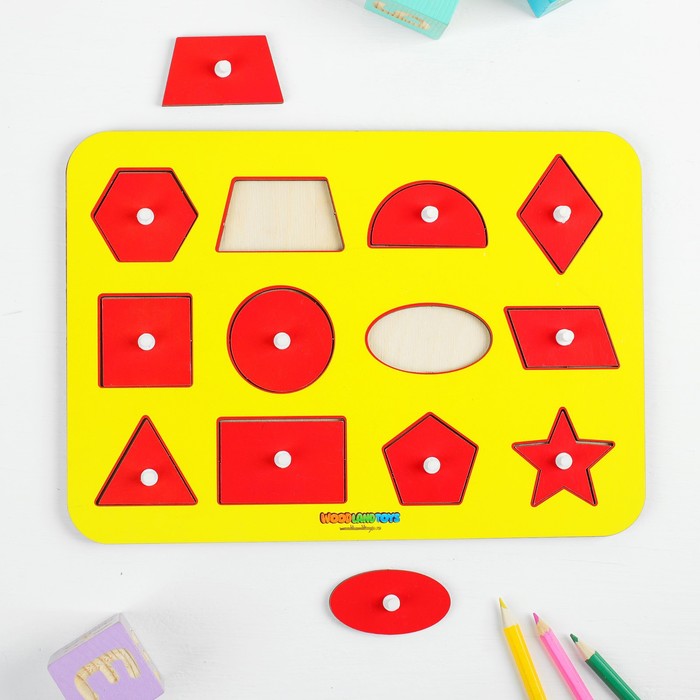 Рамка-вкладыш "Геометрические фигуры 2"