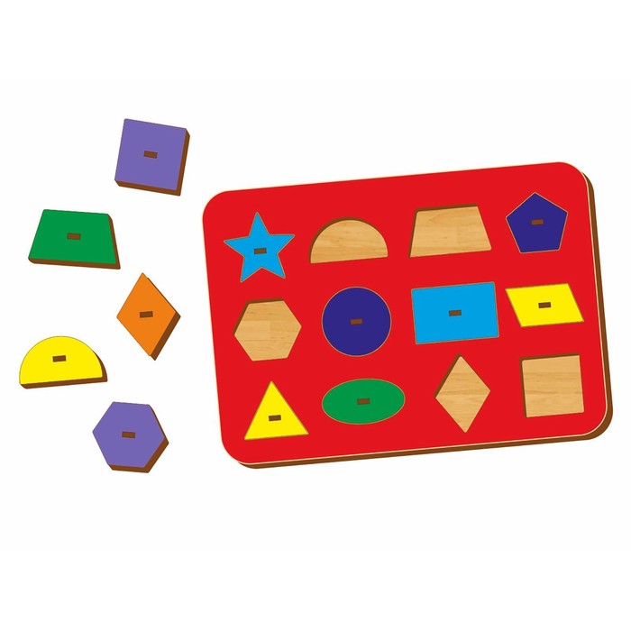 Рамка-вкладыш "Геометрические фигуры 4"