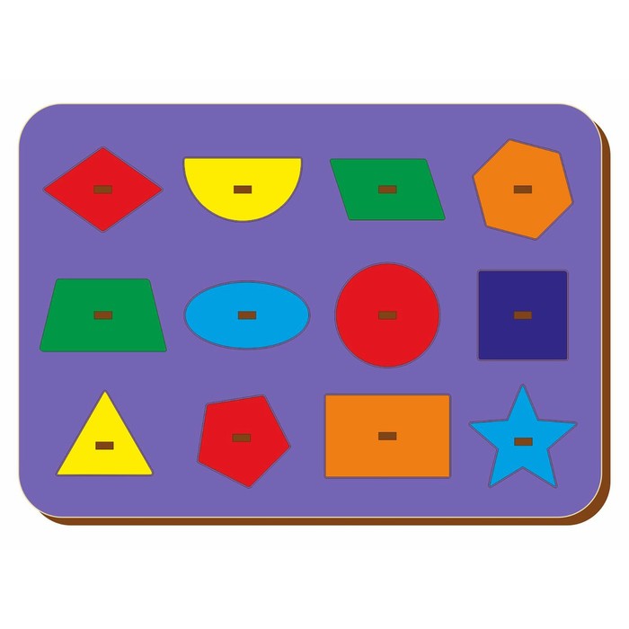 Рамка-вкладыш "Геометрические фигуры 5"