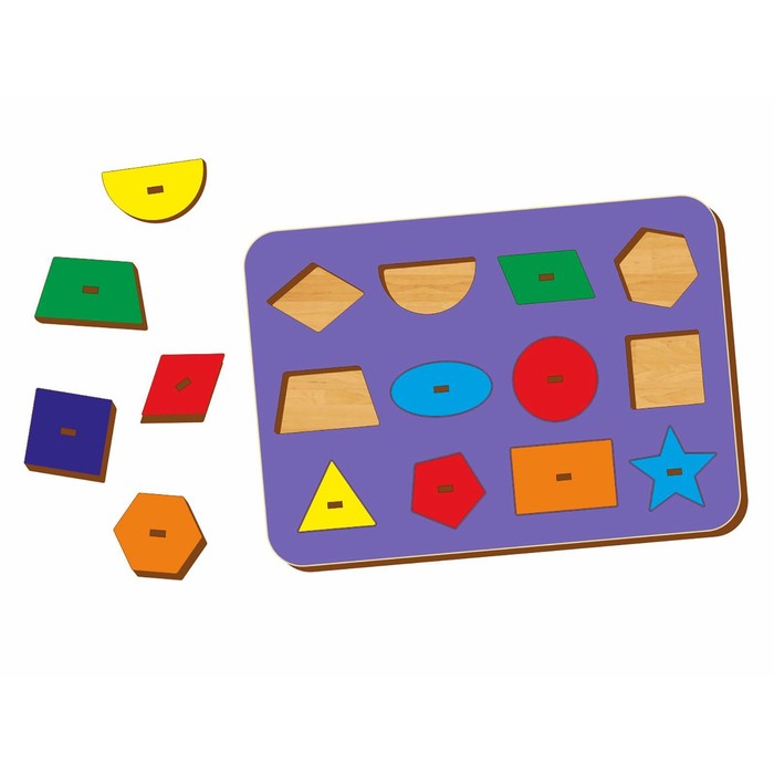 Рамка-вкладыш "Геометрические фигуры 5"