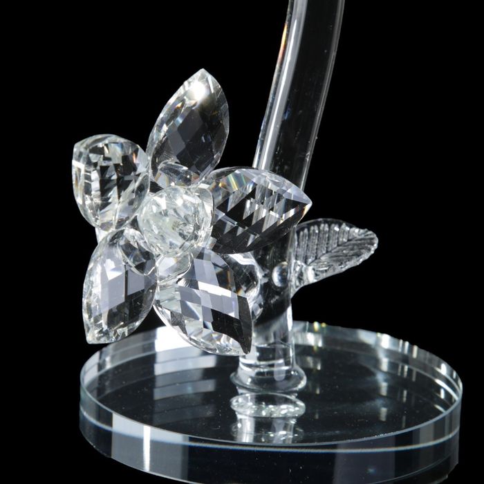 Подсвечник стекло на 1 свечу "Цветок хрустальный" 15,5х8х9 см