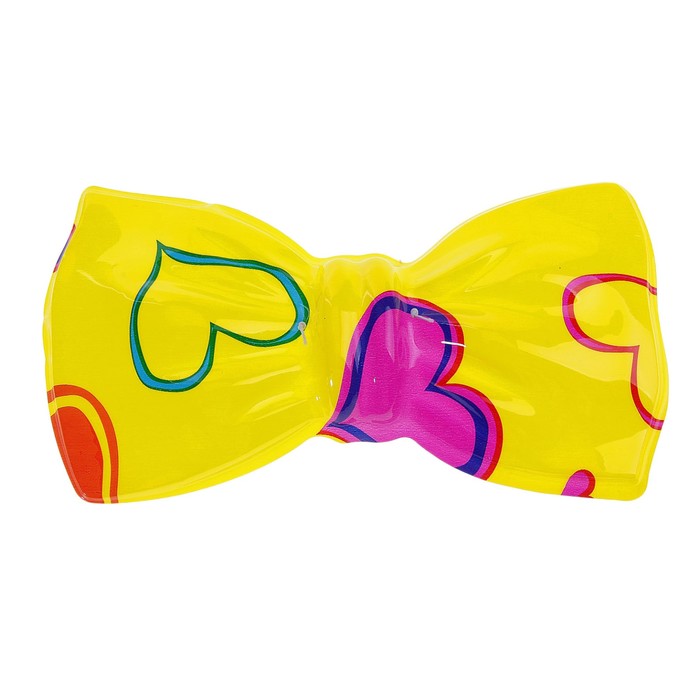 Карнавальная бабочка "Сердечки", набор 6 шт.