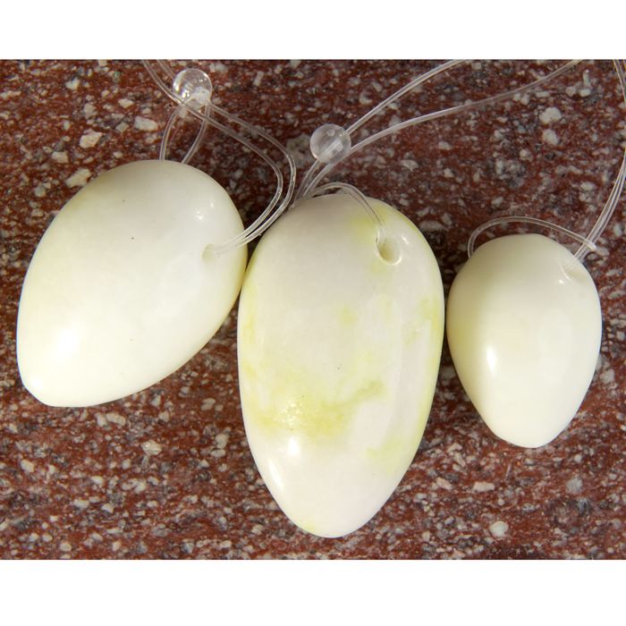 Тренажёр Кегеля, 3 шт, нефрит