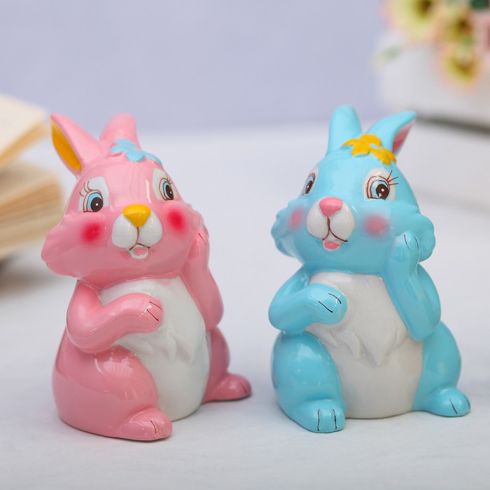 Копилка керамика "Милый кролик" МИКС 12,5х8х8 см