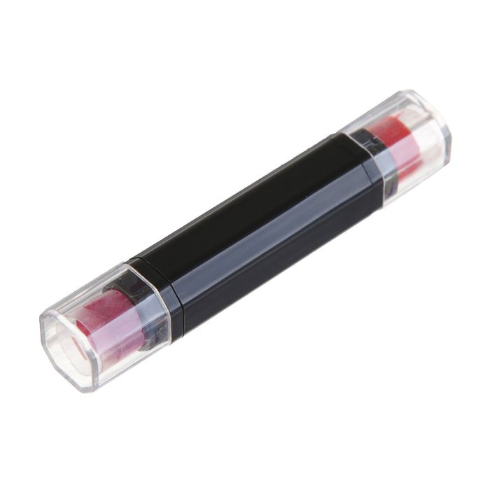 Штемпельный карандаш "Розовый+красный" 8х1,5х1,5 см