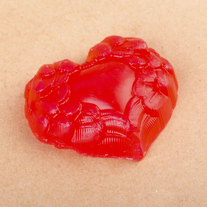 Фигурное мыло "Я тебя люблю", клубника со сливками