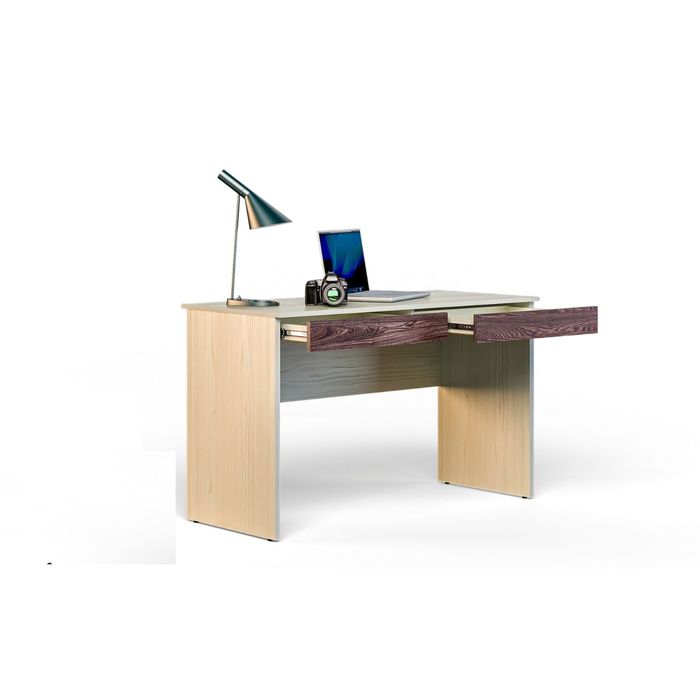 Стол письменный "Актив", сосна скандинавия/ясень анкор