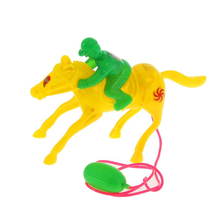 Прикол прыгающий "Наездник", цвета МИКС