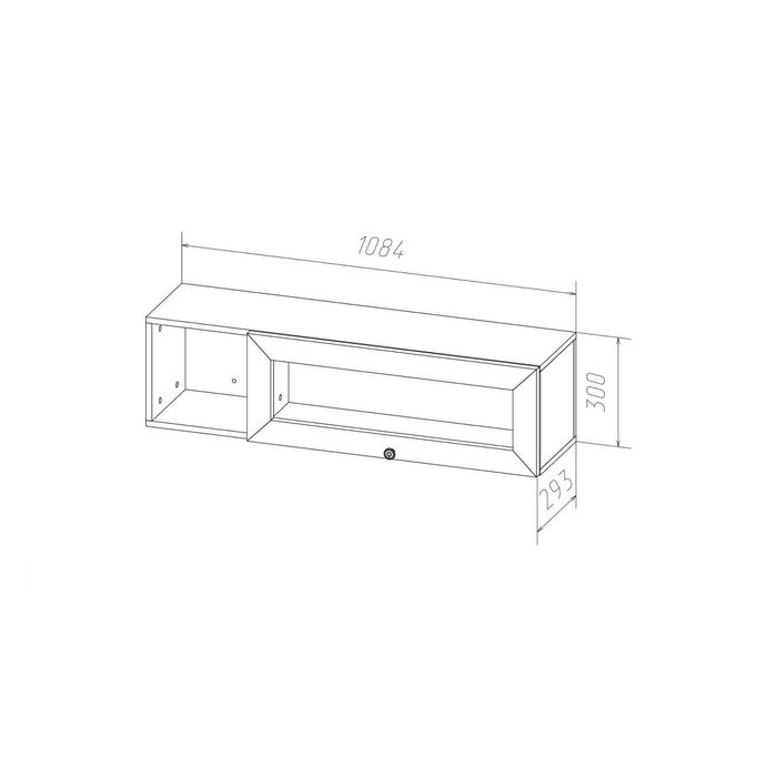 Полка навесная "Баунти-3"