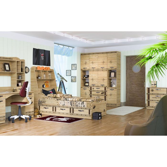 Изголовье с полкой к кровати "Корсар-3"