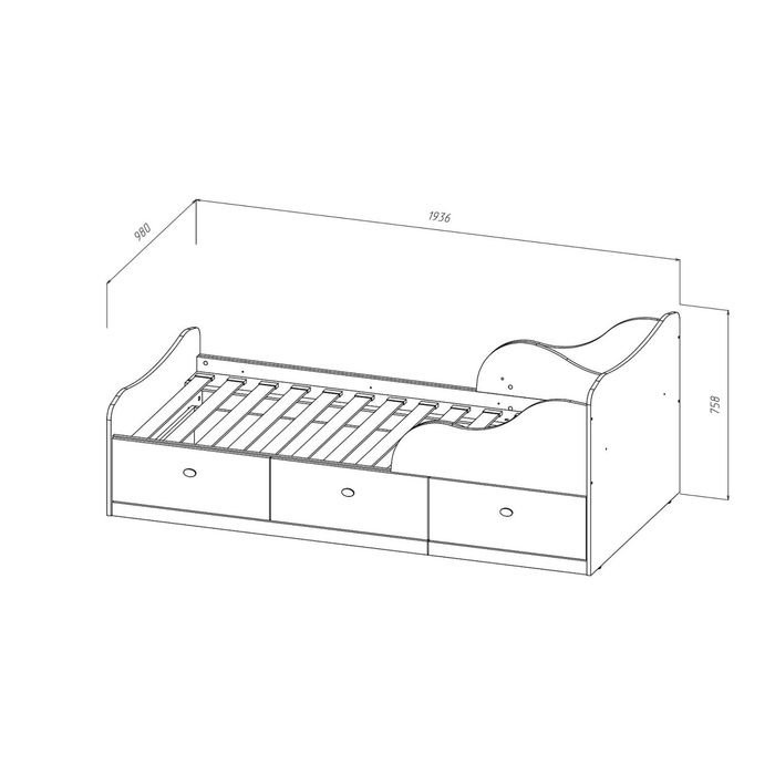 Кровать "Леди-3"