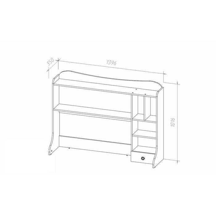 Надстройка стола "Леди"