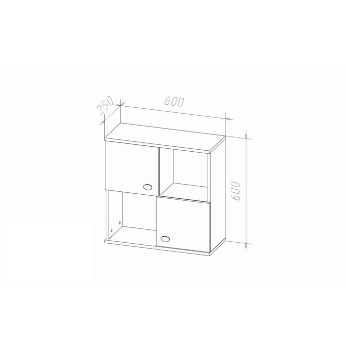 Полка навесная "Леди"