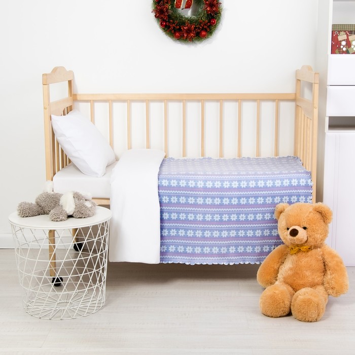 Плед "Экономь и Я" Морозное утро 75х100 см, пл. 150 г/м², 100% п/э