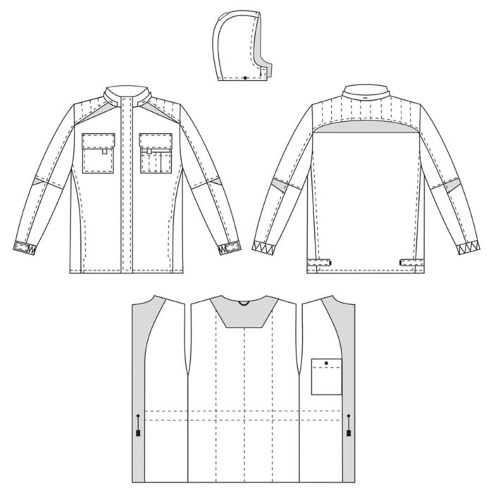 Куртка утеплённая "Таймыр", размер 52-54, рост 170-176 см, цвет серо-синяя