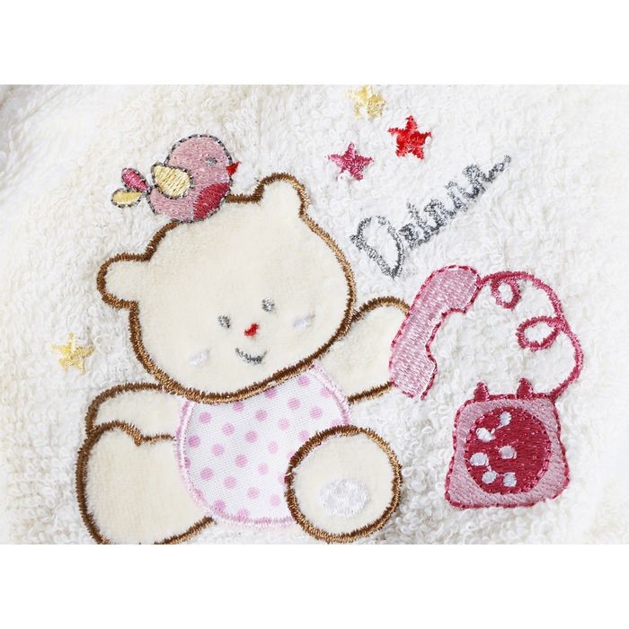 Халат детский махровый с капюшоном Teeny, 4-5 лет, цвет кремовый 912/3