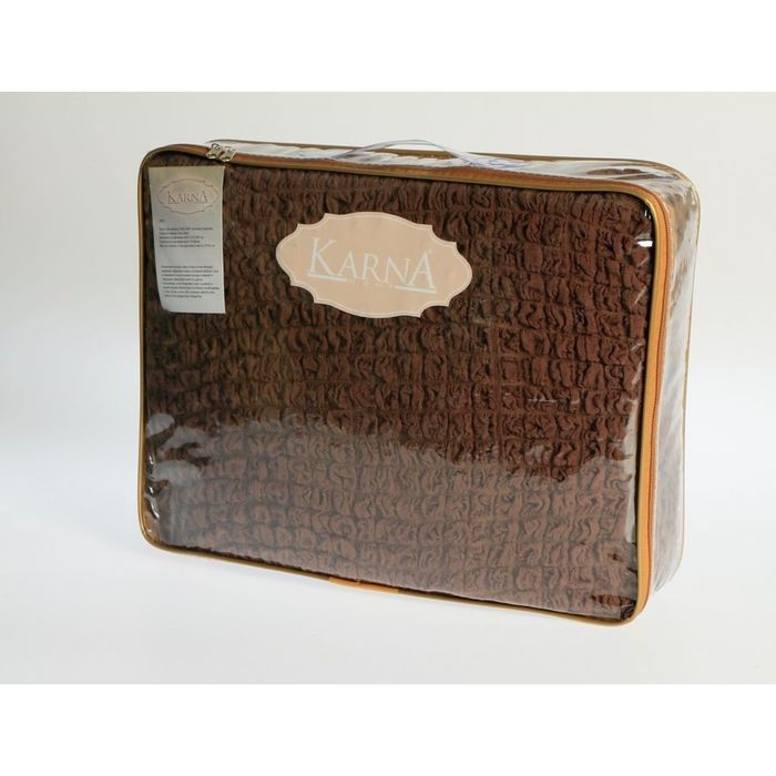 Чехол для трёхместного дивана Karna, без подлокотников, без юбки, цвет бордовый 2650