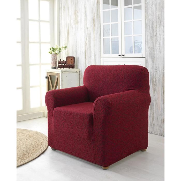 фото Чехол для кресла milano, цвет бордовый karna