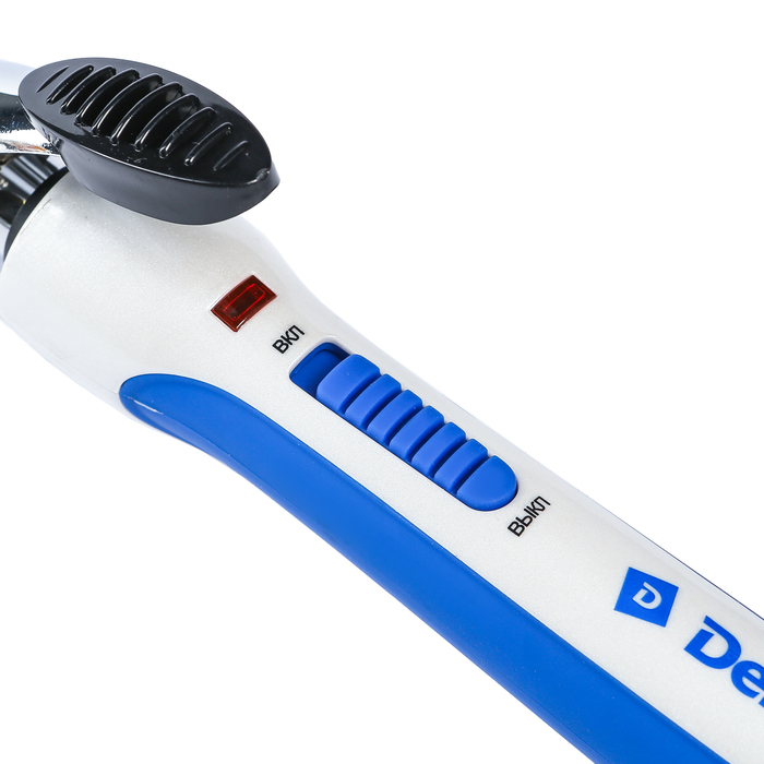 Плойка DELTA DL-0622, 25 Вт, 180?С, d=19 мм, бело-синяя