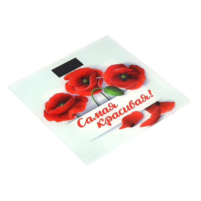 Весы напольные ВАСИЛИСА ВА-4005, электронные, до 150 кг, "Самая красивая"