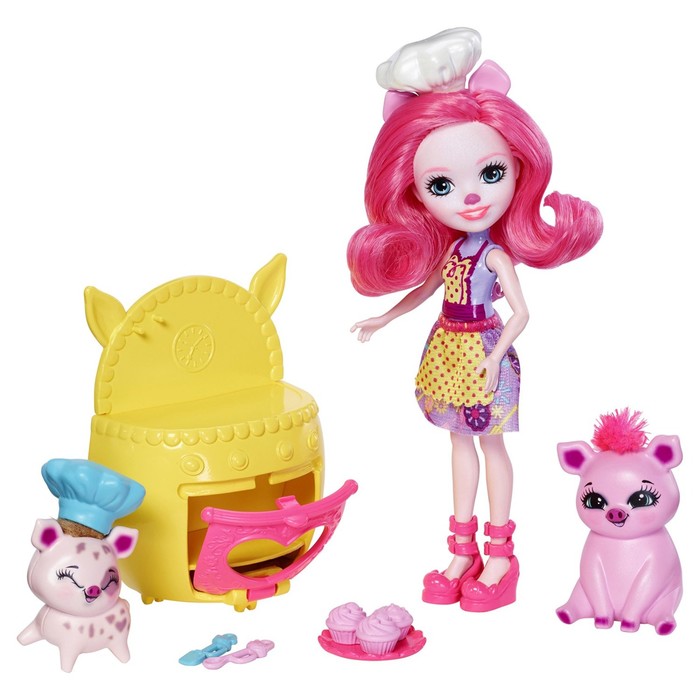 Игровой набор Enchantimals: кукла со зверушкой и аксессуарами, МИКС