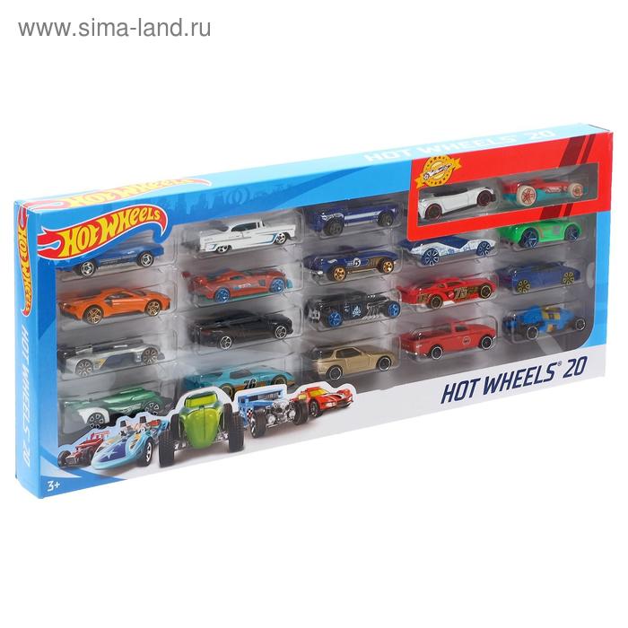 фото Набор hot wheels из 20 машинок mattel