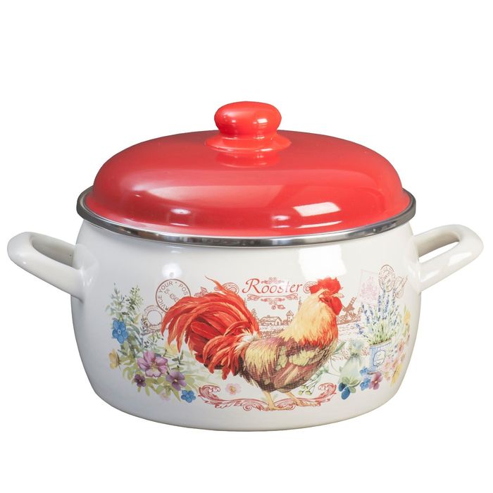 Кастрюля глубокая 4 л Золотой Петушок